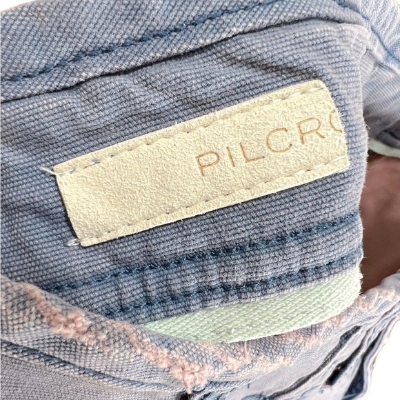 Anthropologie Pilcro The Wanderer Cross-Stitched Pants 27 - Picture 4 of 16